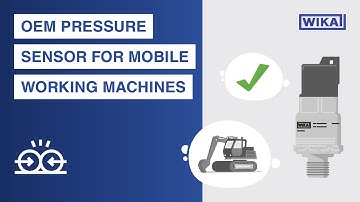 OEM pressure sensor for mobile working machines | model MH-4
