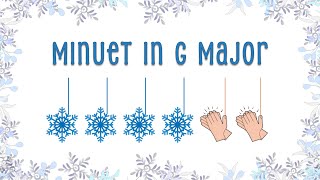 Easy Body Percussion Play Along to Bach's Minuet in G Major | Winter Rhythm Activity for Kids ❄️