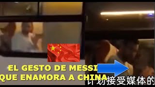 EL GESTO DE MESSI QUE ENAMORA A CHINA