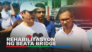 Vince Dizon, Isko Moreno nag-inspeksyon sa Beata Bridge sa Maynila | ABS-CBN News