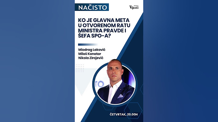 Načisto - Najava za 15.02.2024. | Vijesti online