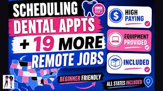 A Look At Scheduling Appointments Remotely With Aspen Dental + 19 More Work From Home Jobs
