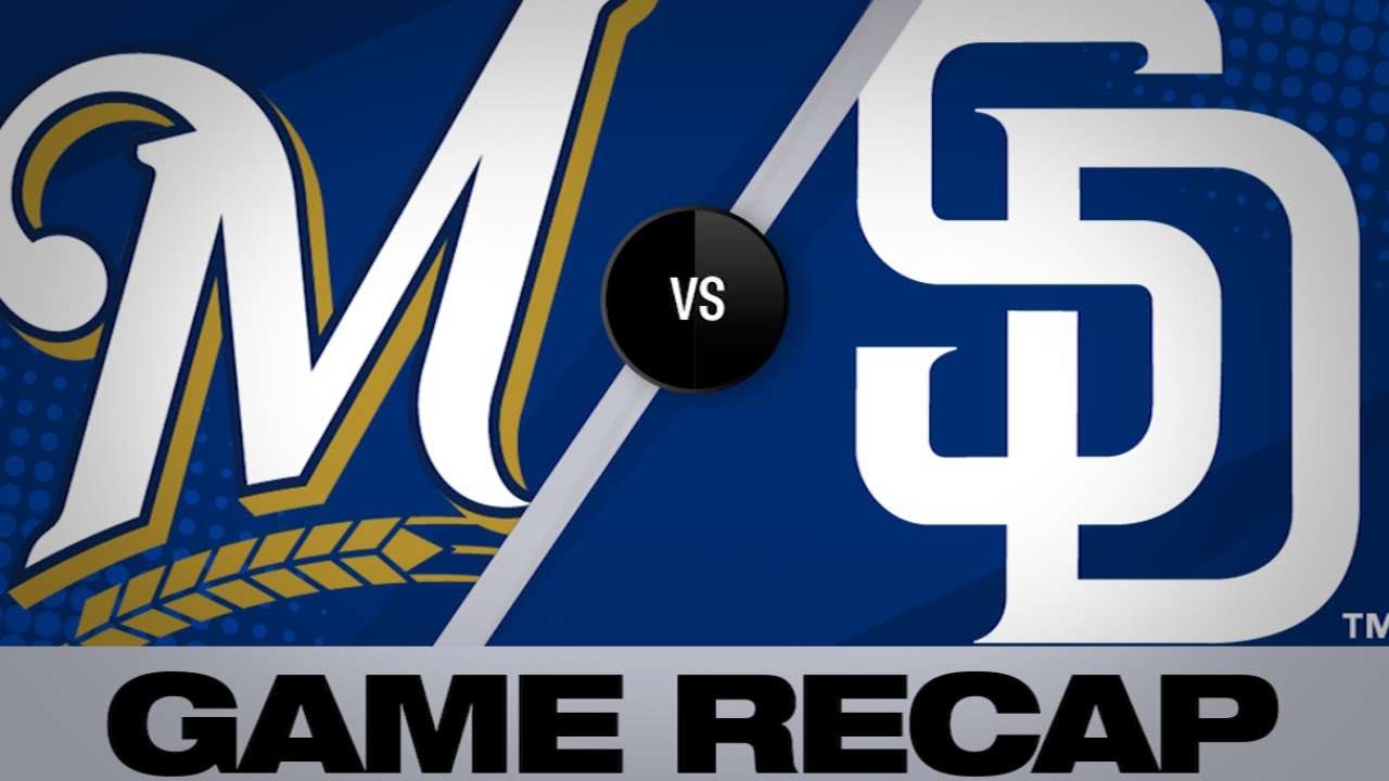 baseball ops Lucchesi, bullpen team up for shutout win | Brewers-Padres Game Highlights 6/17/19
