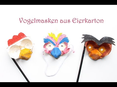 How do you make a bird mask?