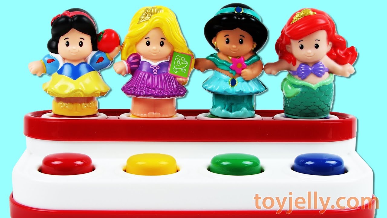 Disney Baby Princess Pop Up Pals Surprise Eggs Baby Doll Slime Clay