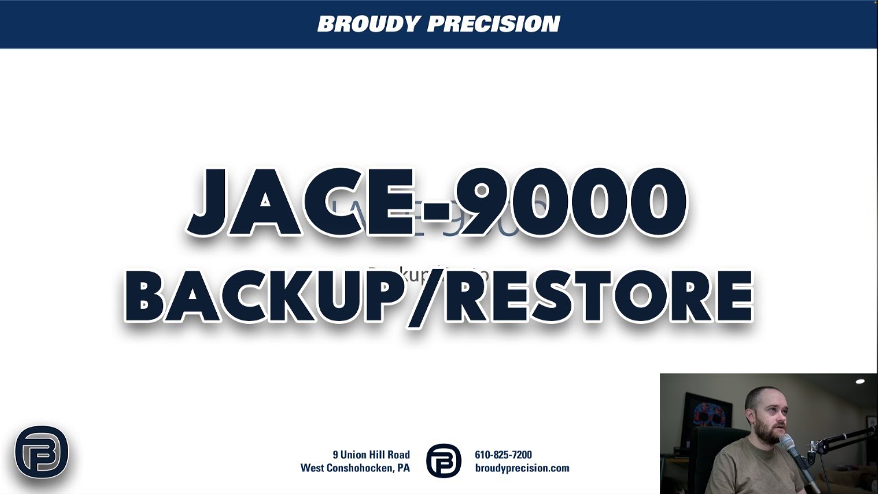 JACE 9000 Backup/Restore