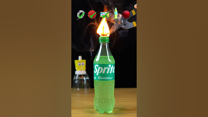 red hot balls vs aluminium wire + rubber band + butter + sprite mint bottle what happend next? #asmr