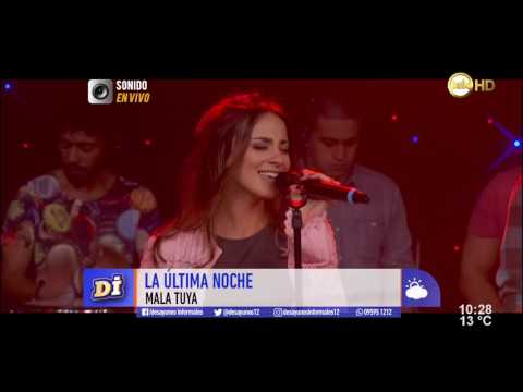 Mala Tuya cantó en vivo "La última noche"