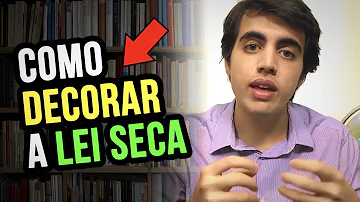 Como faço para decorar leis?