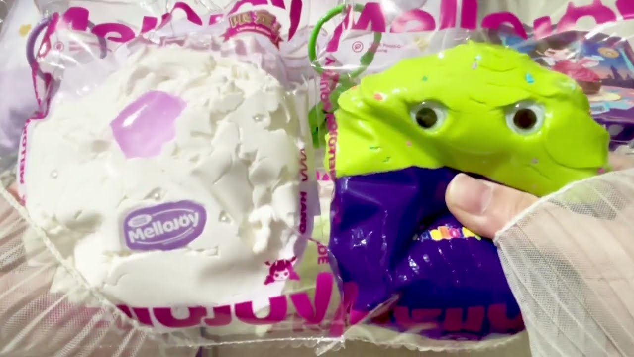 【ASMR】メロジョイ スクイーズ開封でまさかの結末が！！ストレス解消！！#mellojoy#asmr