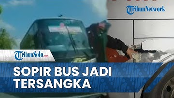 Viral Video Bus Ugal-ugalan Serempet Avanza di Madiun, Kini Sang Sopir Bus Ditetapkan Jadi Tersangka