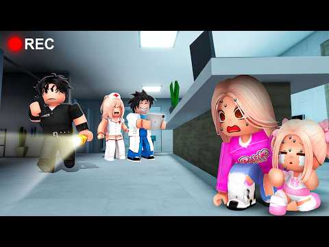 SPĘDZIŁYŚMY CAŁĄ NOC W SZPITALU z MAŁĄ AMI na BROOKHAVEN w ROBLOX!