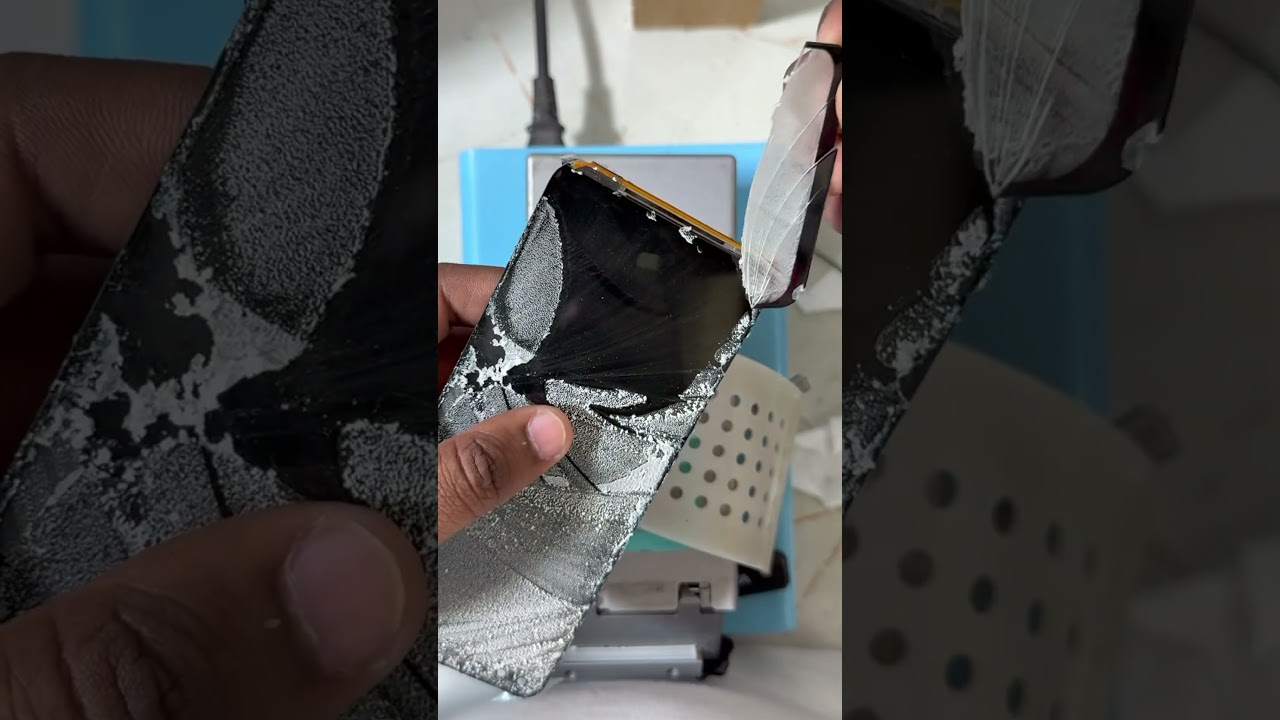 Oppo f17 pro broken glass fix