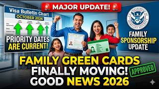 GOOD NEWS! Family Green Card Cases Finally Moving Forward in 2026