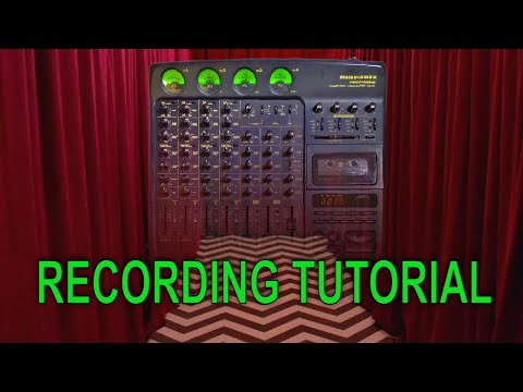 Marantz PMD 740 | 4 track Tutorial | recording the theme from Twin