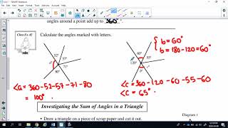Math 20-2 Reasoning with Angles and Triangles Lesson 1