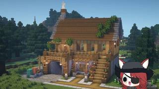 Sunset Minecraft Stream Serene exploration Session and Chill Music