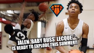 Jalen 'BABY RUSS' Lecque is READY TO EXPLODE THIS SUMMER!! | Spring Fling Highlights w/ NY Rens