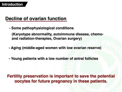 Ovarian Dysfunction: Fertility Preservation | Protocol Preview