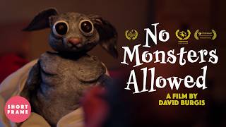 NO MONSTERS ALLOWED: Too Scared to Sleep 🏆 Stop Motion Animation Horror Short Film