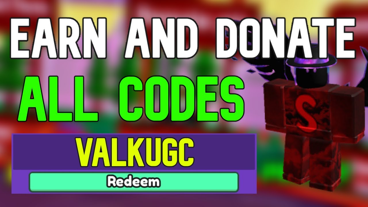 Earn and Donate codes [VALK UGC] (September 2023)