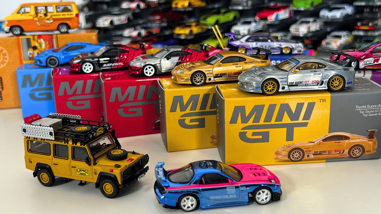 New MINI GT Models Unboxed! Supra Top Secret, GR86 HKS, RX-7