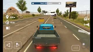 Russian car driver zil 130 goal reach 4500 meter try not touch other vehicles!