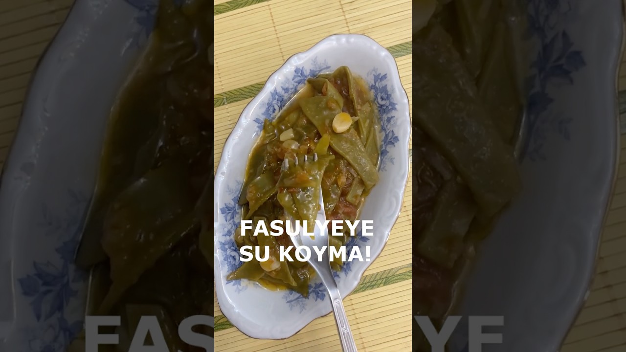 Taze Fasulyeye Su Koyma! En Lezzetli Zeytinyağlı Taze Fasulye😋