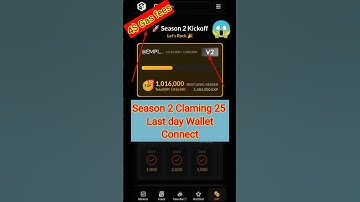 Sosovalue airdrop season 2 end 25 Feb | soso claiming option enable 25 wallet connect #shorts