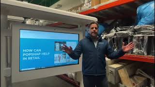55-inch and 65-inch Outdoor Interactive Kiosk