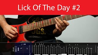 Lick Of The Day #2 - Blues Guitar Lick In A With Tabs