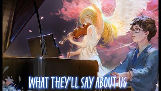 Nightcore - What They'll Say About Us (Finneas) [Lyrics]