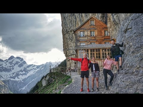 Wanderung zum Berggasthaus Aescher-Wildkirchli im Appenzellerland | Backpacking Schweiz | VLOG #64