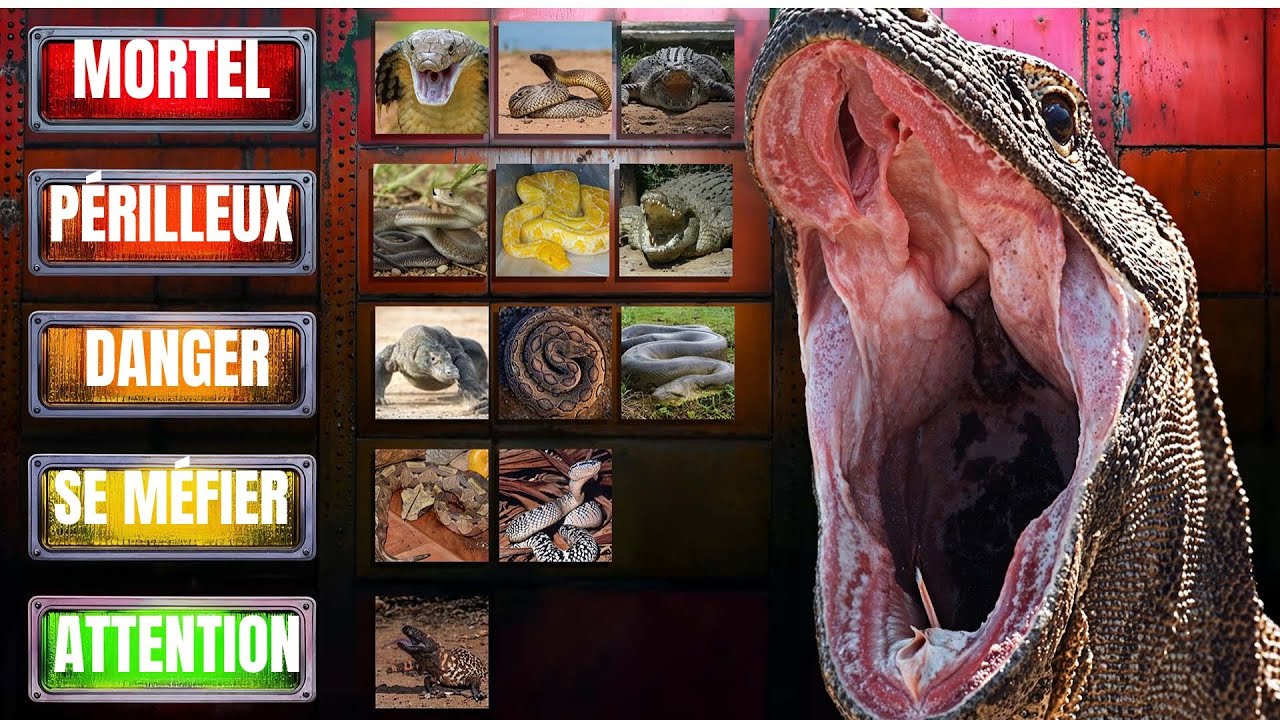 Voici les reptiles les plus mortels au monde