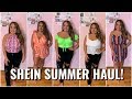 SHEIN PLUS SIZE SUMMER TRY ON CLOTHING HAUL | Apple Shape Friendly?