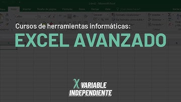 Curso de EXCEL AVANZADO - Herramientas Informáticas.