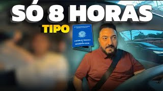 TRABALHEI 8h no UBER igual CLT VALE A PENA com carro alugado? veja como foi. screenshot 4