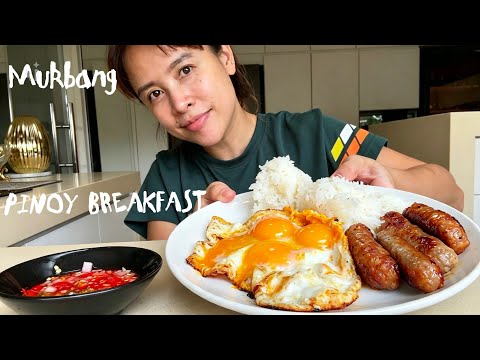 Longganisa at itlog mukbang