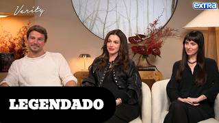 LEGENDADO: Dakota Johnson, Anne Hathaway e Josh Hartnett para ExtraTV