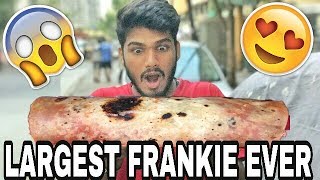 LARGEST FRANKIE EVER (india) | THE TITANIC FRANKIE CHALLENGE | Food Challenge India (Episode-03)