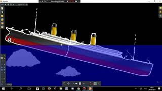 Titanic Sinking Algodoo 4