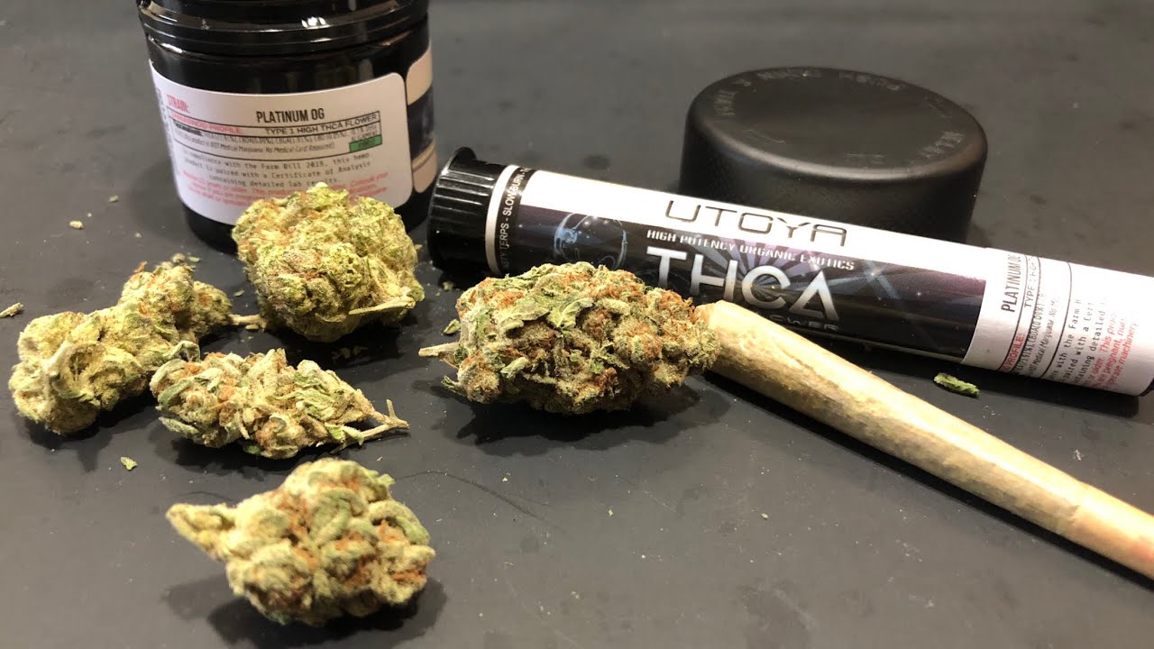 Platinum OG Pre Roll from Utoya Organics 