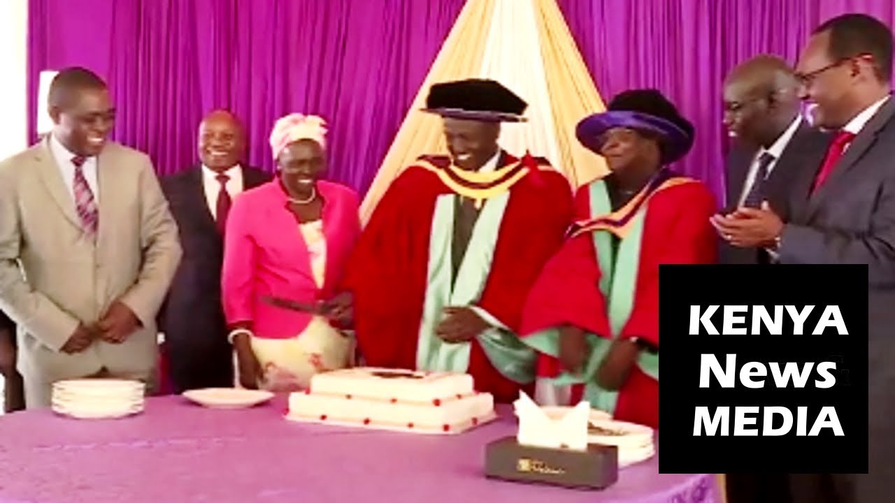 William Ruto Graduation Party at Karen after a Doctor of Philosophy ...