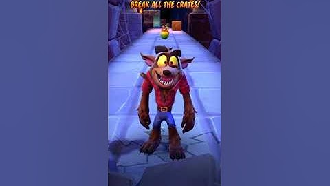 Temple Ruins Challenge Run Gameplay - Crash Bandicoot: On The Run!