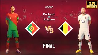 FIFA 23 - Portugal vs Belgium | Ronaldo vs Hazard | FIFA World Cup Final [4K60]