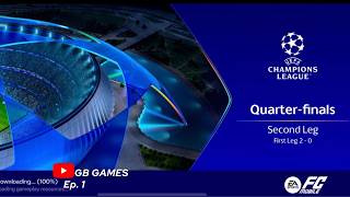 Atletico Madrid vs  Barcelona quarter final 2nd leg | FC Mobile 26 full match Gameplay