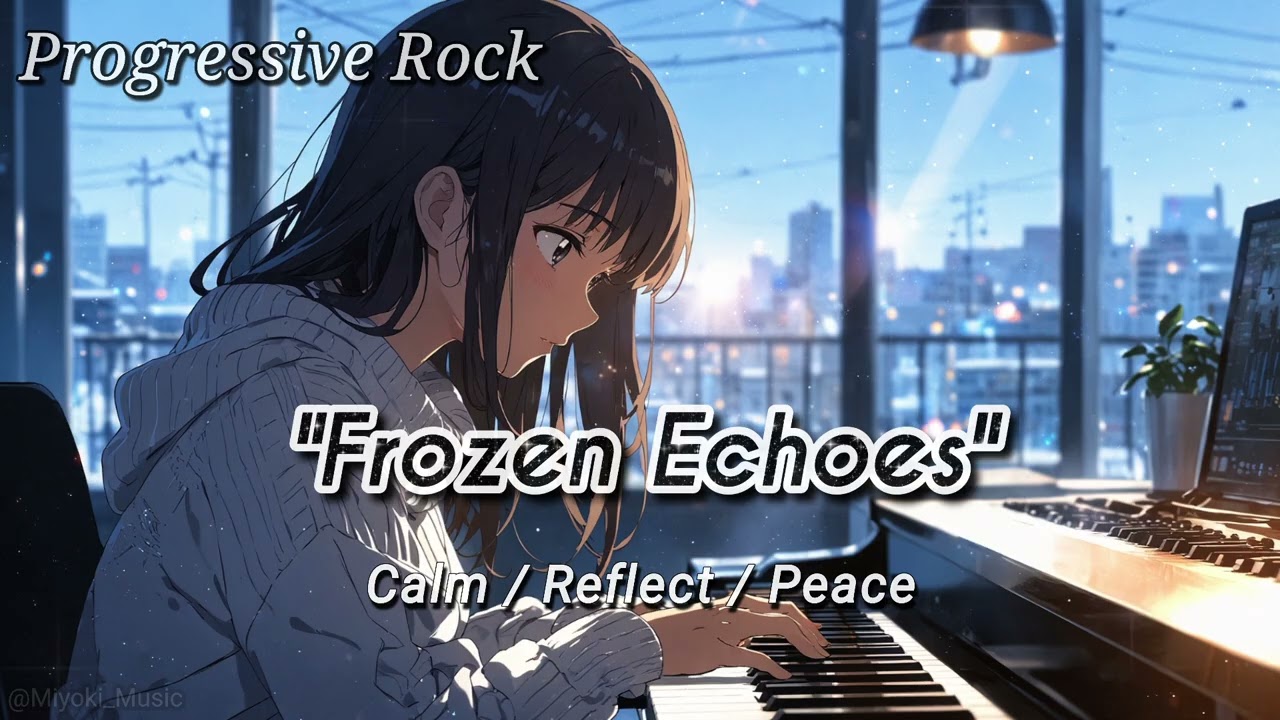 【Progressive Rock】Frozen Echoes -雪空に溶ける残響-（Calm / Reflect / Peace）｜30 min Instrumental Session - 2/2