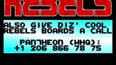 Rebels   High Tension BBS Born mp4 HYPERSPIN AMIGA INTRO CRACKTRO DEMO COMMODORE NOT MINE VIDEOS