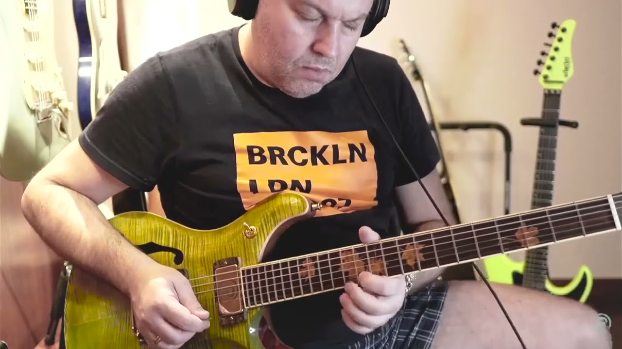 Solo relax on RP custom RPS “Autumn Maple” ARB pickups Blues Backer