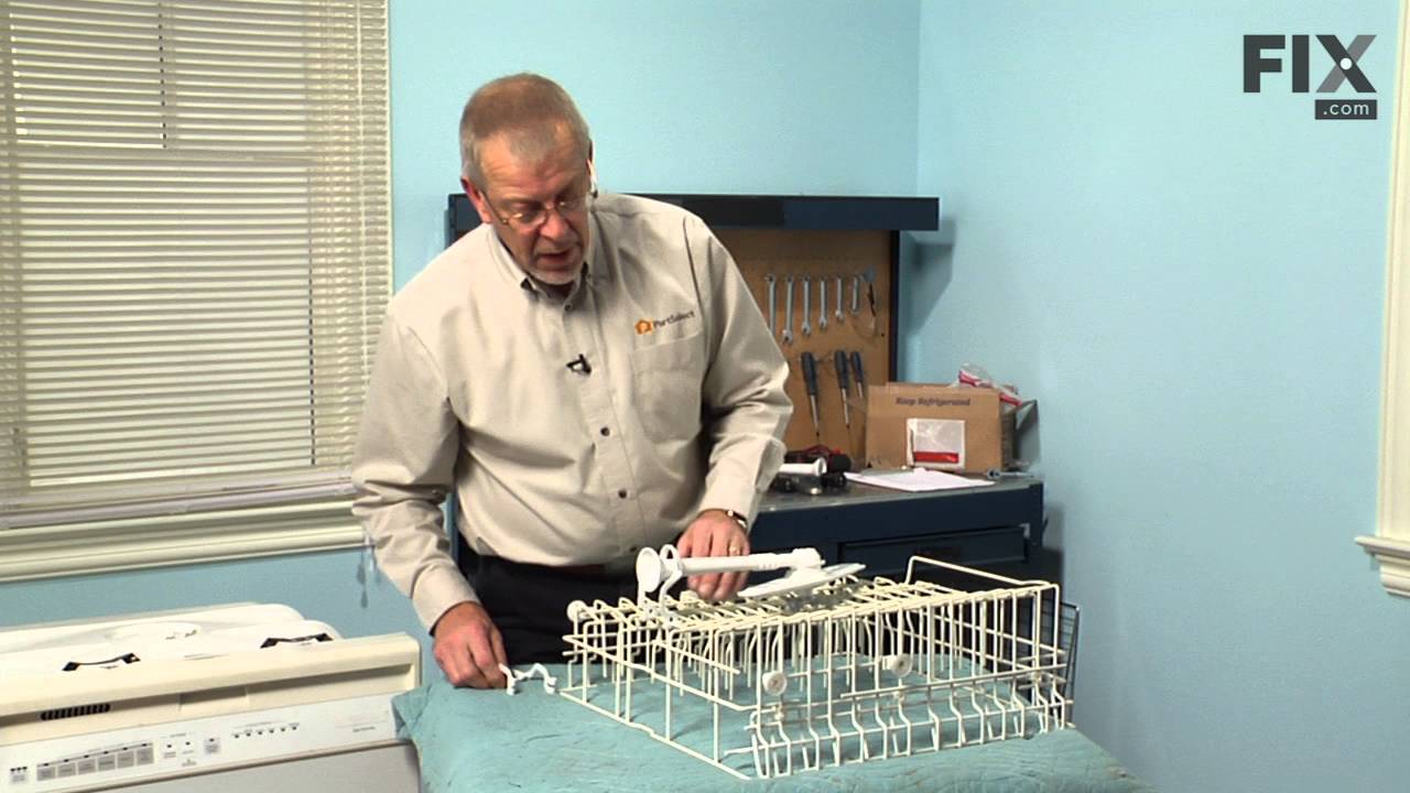 Kenmore Dishwasher Repair How to replace the Wash Arm Tube Holder